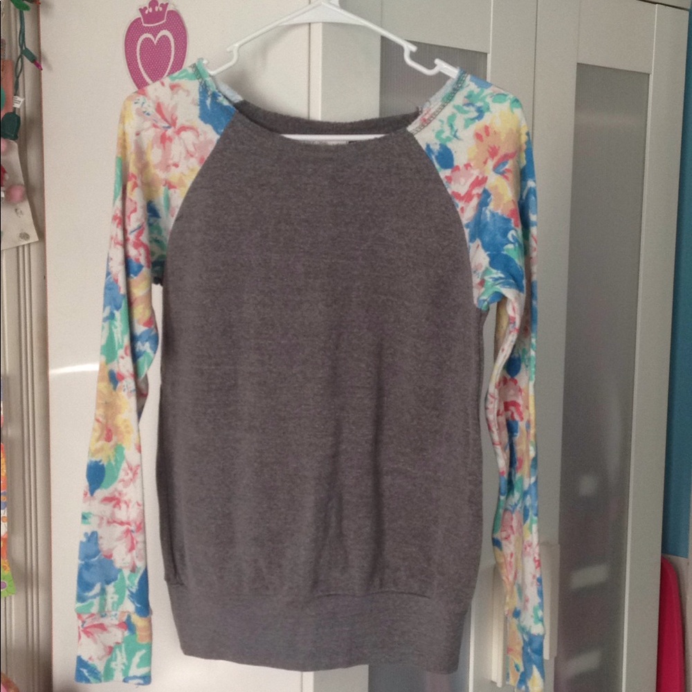 Floral sweatshirt